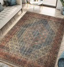 Keen Home Design 10x14 Rug - Machine Washable Area Rug with Non-Slip Backing, Ideal for Living Room, Dining Room, Bedroom - Vintage, Easy Clean, Durable, Low Pile Rug - (9'7" x 14') by CozyNest Decor