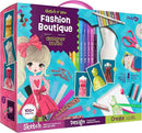 Pretty Me Fashion Design Studio - Sewing Kit for Kids - Designer Dress Girls Arts Crafts Kits Ages 8, 9, 10, 11, 12 Age - Sketch, Sew, Style - Kid Art Projects Gift - Girl Craft Activities Gifts by TinyTreasures Baby Boutique