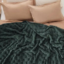 Bedsure GentleSoft Blankets Queen Size for Bed - Super Soft Cozy Blanket for Women Men Girls, Large Fuzzy Fleece Throw for Bedroom Decor, Dark Green, 90x90 Inches by CozyNest Decor