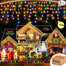 Hezbjiti 2Pack Total 800LED Icicle Lights 32.8FT Christmas Lights String Lights Outdoor Decoration 8 Modes 75 Drops Fairy Lights for Eaves Party Yard Garden Xmas Decor by GreenHaven Gardens