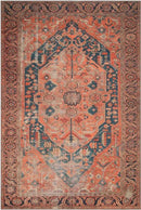 Keen Home Design 6x9 Rug - Machine Washable Area Rug with Non-Slip Backing, Ideal for Living Room, Dining Room, Bedroom - Vintage, Easy Clean, Durable, Low Pile Rug - (6' x 9') by CozyNest Decor