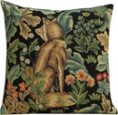 Charlotte Home Furnishings Throw Pillow Covers, Decorative Boho Pillow Covers for Couch, Living Room, Black Wolf Square Cushion Cases 18x18 in, European Cotton Jacquard Woven for Cozy Bedroom Decor by CozyNest Decor