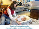 Baby Lounger – Portable Baby Lounger Pillow & Adjustable Baby Nest for 0-24 Months, Soft Infant Floor Seat & Breathable Infant Lounger for Home & Travel by TinyTreasures Baby Boutique