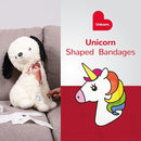 BioSwiss Bandages, Unicorn Shaped Self Adhesive Bandage, Latex Free Sterile Wound Care, Fun First Aid Kit Supplies for Kids, 24 Count by TinyTreasures Baby Boutique