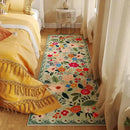 Runner Rug for Hallways Kitchen Rug Non Slip 2'6''x8' Washable Runner Rugs with Rubber Backing Soft Floral Carpet Runner for Hallways, Kitchen, Laundry, Bedroom, Bathroom(Green) by CozyNest Decor