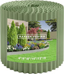 Metal Garden Edging Border, Corrugated Steel Landscaping, DIY for Lawn (Green, 6 Inch x 40FT) by GreenHaven Gardens