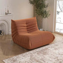 Bean Bag Chair, Fireside Chair Bean Bag Sofa Large Bean Bag Chair for Adults, Bean Bag Chairs for Teens with High Density Comfortable Foam, Memory Foam Bean Bag for Living Room, Bedroom (Orange) by CozyNest Decor