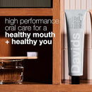 Davids Charcoal Toothpaste for Enhanced Teeth Whitening, Peppermint, Antiplaque, Flouride Free, SLS Free, Enamel Safe, Recyclable Metal Tube, 5.25oz by CozyNest Decor
