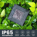 GIGALUMI Solar Lights for Outside,6 Pack Flickering Flame LED Solar Outdoor Lights, Waterproof Solar Garden Lights Maintain 10 Hours of Lighting for Christmas, Garden, Landscape, Path, Yard, Patio by GreenHaven Gardens