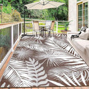 HiiARug Outdoor Rugs 9'x12' for Patios Clearance Brown Reversible Outdoor Rug, Outdoor Plastic Straw Rug RV Camping Rug Large Outdoor Mat for RV, Patio, Backyard, Deck, Picnic, Beach, Trailer, Camping by GreenHaven Gardens