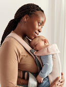 BabyBjörn Baby Carrier Mini, 3D Mesh, Dusty Pink | Newborn Carrier (7-25 lbs), Ergonomic, Easy-to-Use by TinyTreasures Baby Boutique