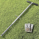 36" Soil Sample Probe Stainless Steel T-Style Handle Sampling Soil Probe Soil Sample Test Tool Kits with Foot Pedal and Reusable Sample Bags for Farm/Agriculture/Garden/Lawn/Golf Course by GreenHaven Gardens