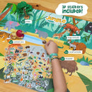 BONNYCO Animal Toys for Kids Painting Kit with 16 Figurines Animal Kids Crafts 4-8 with Glow in The Dark, Safari Gifts for Boys and Girls | Boy Toys 3 4 5 6 7 8 9 10 Years Old Birthday Christmas by TinyTreasures Baby Boutique