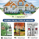 Ottsuls Bird Feeder Pole, 2 Pack 92 INCH Double Shepherds Hooks for Outdoor, Garden Pole with 5 Base Prongs Heavy Duty Planter Hooks for Hanging Plant Baskets, Lantern, Hummingbird Feeder by GreenHaven Gardens