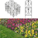Skcoipsra Decorative Garden Fence 15 Pack, 37.5in(H) x 16ft(L) Animal Barrier Fence, Rustproof Metal Fencing for Yard, Dog Rabbits Wire Section Garden Edging Border for Yard Patio Garden, Arched by GreenHaven Gardens