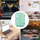IBMF4MNT Fridge for Bedroom, Skincare, Portable Cooler & Warmer for Makeup, for Office & Home Refrigerator, Mini (4 L / 6-Can), Mint Green by CozyNest Decor