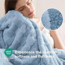 Bedsure GentleSoft Twin Blanket for Bed Light Blue - Super Soft Cozy Blankets for Women Men Girls, Cute Fuzzy Fleece Throws for Bedroom Couch, 60x80 Inches by CozyNest Decor