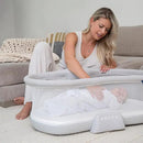 HALO BassiNest Soothing Swivel Sleeper 3.0S – Over-Bed Baby Bassinet with 360 Rotation, Adjustable Height, Breathable Mesh, Calm Sounds & Vibrations, Safe Close Sleeping, Lowering Wall for Easy Access by CozyNest Decor