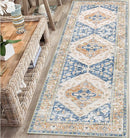 Lahome Boho 2x6 Hallway Runner Rug, Non-Slip Thin Washable Kitchen Rugs, Oriental Distressed Print Carpet Runner for Entryway Bedroom Bathroom Laundry by TinyTreasures Baby Boutique