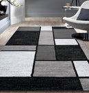 Rugshop Contemporary Modern Boxes for Home Office,Living Room,Bedroom,Kitchen Non-Shedding Area Rug 7' 10" X 10' 2" Gray by TinyTreasures Baby Boutique