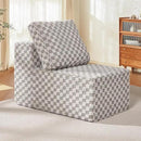Single Sofa 1 Seat Couch with Deep Seat Memory Foam Cloud Chair with Pillows Large Sofa with L Shape for Living Room Bedroom (Plush Grey, Single) by CozyNest Decor