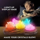 NATIONAL GEOGRAPHIC Mega Crystal Growing Kit for Kids- Grow 8 Crystals with Light-Up Stand, Science Gifts for Kids 8-12, Crystal Making Experiment, Science Kit for Girls and Boys by TinyTreasures Baby Boutique