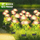 SunKite Solar Garden Lights, Solar Flowers Lights with Glowing Flowers & Stems, Upgraded Solar Panel, Solar Lights Outdoor for Garden,Yard Patio Pathway Decor, Gift for Mother （2 Pack） by GreenHaven Gardens
