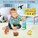 Stacking Toys Set for Toddlers 18+ Months, 6 in 1 Infant Sensory Toys with Changing Expressions, Pressable Animal Stacking Blocks, Christmas Birthday Gifts for 1 2 3 4 Years Old Baby Boys Girls by TinyTreasures Baby Boutique