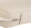 Classic Accessories Montlake Water-Resistant 21 x 22 x 4 Inch Patio Lounge Back Cushion, Antique Beige, Outdoor Loveseat Cushions by GreenHaven Gardens