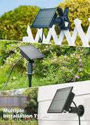 Brightown Outdoor Solar String Lights Waterproof 58FT with 25 Shatterproof ST38 LED Bulbs, 2700K Solar Lights Outdoor with Remote, Solar String Lights for Outside, Camping, Yard, Party Decor by CozyNest Decor