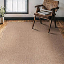 CAMILSON Easy Jute Rug 4x6, Indoor Outdoor Natural Color Farmhouse Area Rugs for Living Room Patio and Kitchen Rug, Solid Boho Woven Design, Easy-Cleaning, Washable Outside Carpet Alfombras (4 x 6) by CozyNest Decor