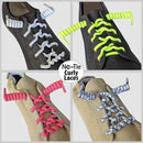 FOOTMATTERS Curly No Tie Shoe Laces - Elastic Spring Laces by CozyNest Decor