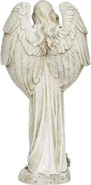 Joseph's Studio by Roman - Angel with Two Birds Statue, 20" H, Garden Collection, Resin and Stone, Decorative, Religious Gift, Home Outdoor and Indoor Decor, Durable, Long Lasting by GreenHaven Gardens