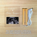 Personalized First Time Parents Gifts for Mom, Custom Ultrasound Picture Frame for Pregnant Announcement, Anniversary Mothers Day Gifts for Mom from Kids, Customized Acrylic Plaque Night Light by TinyTreasures Baby Boutique