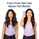 Crave Naturals Glide Thru Hair Brush - Detangler Brush for Curly, Straight, Wet or Dry Hair - Gentle Detangling Brushes for Adults, Kids, Toddlers - Hair Accessories for Women, 7.5x3" - Purple by TinyTreasures Baby Boutique