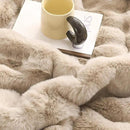 UKELER Camel Fleece Throw Blanket for Couch Faux Fur Throw Blanket Fluffy Blankets and Throws for Bed, Sofa, Office, Camping Cozy Plush Warm Thick Velvet Bed Blanket for Women, Men 60''x80'' by CozyNest Decor