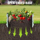 WORKPRO 3Pcs 2x2x1ft Galvanized Raised Garden Bed Set, Rust & Corrosion Protection, Easy Assembly, Safe Edge, Ideal for Vegetables & Flowers, Green by GreenHaven Gardens