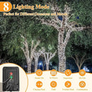 2 Pack Solar String Lights Total 240LED 80FT, IP67 Waterproof Solar Lights for Outside with 8 Modes, Upgraded Solar Panel Fairy Lights for Garden Party Wedding Decorations (Cool White) … by CozyNest Decor
