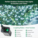 Led Net Lights Christmas Lights Outdoor White Christmas Net Lighting with 121Led Mini Globe Lights 5ftx5ft, Outdoor Indoor Fairy Mesh Net Lights for Christmas Trees, Bushes, Shrubs Decorations by GreenHaven Gardens