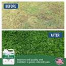 Turf Titan Lawn Commander – All-in-One Lawn Booster and Fertilizer (1 Gallon) – Peak Growth & Green Grass for All Seasons – Tri-Action Nitrogen Tech Fertilizer Concentrate – Covers up to 32,000 Sq Ft by GreenHaven Gardens