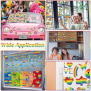 9 Sheets LGBT Rainbow Window Clings, Pride Decorations Window Cling, Gay Love Heart Stickers, Double-Side Pride Wall Clings Decals for Pride Day LGBTQ Rainbow Party Parades Supplies Decor by CozyNest Decor
