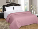 BELIZZI HOME 100% Cotton Bed Blanket, Breathable Bed Blanket Twin Size, Cotton Thermal Blankets Twin, Perfect for Layering Any Bed for All Season, Purple by CozyNest Decor