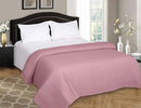 BELIZZI HOME 100% Cotton Bed Blanket, Breathable Bed Blanket Full Queen Size, Cotton Thermal Blankets Full Queen, Perfect for Layering Any Bed for All Season, Purple by CozyNest Decor