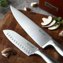 McCook® Knife Sets, German Stainless Steel Kitchen Knife Block Sets with Built-in Sharpener by CozyNest Decor