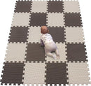 YIMINYUER® 20 Tiles (30cm×30cm×1cm Each Tile) Baby Soft Puzzle Play Mats, Kids Thick EVA Foam Floor, Toddlers & Children's Soft Interlocking Mat R06R10G301020 by TinyTreasures Baby Boutique