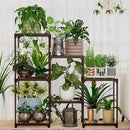 Metal Plant Stand Indoor Outdoor Plant Shelf Stand, 3 Tiers 7 Pots Potted Flower Plant Stands for Indoor Plants Multiple, Plant Shelves Stands Rack for Patio, Balcony, Living Room by GreenHaven Gardens