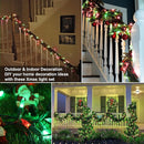 Brizled Red & Green Christmas Lights, 33ft 100 LED Christmas String Lights, 120V UL Certificated Xmas Tree Light Connectable, Mini Xmas Light Set Indoor Outdoor for Holiday Tree Party Home Decor by TinyTreasures Baby Boutique