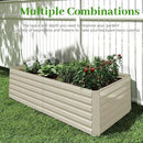 6x3x2 ft Raised Garden Bed, Large Metal Planter Raised Beds, Planters for Outdoor Plants for Vegetables, Flowers, Herbs, Fruits, and Succulents.(2 Pcs, Yellow) by CozyNest Decor