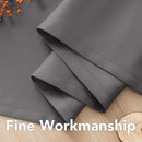H.VERSAILTEX Premium Solid Thermal Insulated Blackout Grey Curtains Window Drapes - 2 Panels Set- Charcoal Gray, 52x72 Inch,8 Grommets per Panel by CozyNest Decor