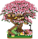 Cherry Blossom Bonsai Tree Mini Micro Building Set, Japanese Sakura Tree House Model Sets for Adults, Flowers House Mini Bricks Building Kit, Creative Gift Toys for Kids 12-14 (2138PCS) by GreenHaven Gardens